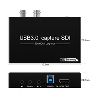 Boîtier de capture vidéo USB3.0 1080p SDI HDMI pour diffusion en direct et jeux vidéo, avec pilote gratuit et livraison gratuite