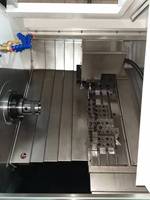 Mini máquina de torno CNC de precisión de China, torneado de cama inclinada pequeña para torno de tipo suizo, Mini centro de torneado