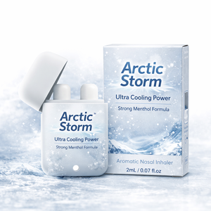 Inhalador Nasal de Aceites Esenciales Naturales OEM, Barra de Aromaterapia Herbal, Alivio para la Respiración, Soporte para Alergias, Herramienta de Bienestar de Bolsillo - Product Image 1