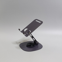 Support de téléphone portable en métal L382, rotatif à 360 degrés, pliable, réglable, support de tablette de bureau pour téléphone portable