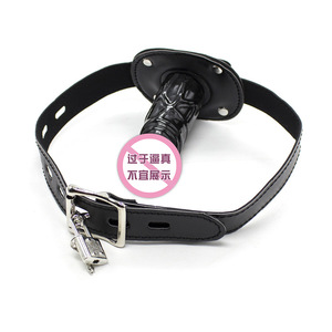 Jouet sexuel pour hommes et femmes, gode à pénis, verrouillage automatique, <span class=keywords><strong>bouche</strong></span> Gag, Gags BDSM, équipement de Bondage, servitude, entraîneur, jouets érotiques pour adultes - Product Image 1