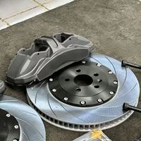Kit de Freinage Amélioré pour Voiture : Étriers GT6 à 6 Pistons avec Disques de Frein 355/380/405mm pour Infiniti FX, Q50, Porsche 718, VW Scirocco, CC, Highlander