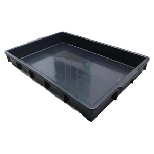 ถาดพลาสติกสี่เหลี่ยมสีดำป้องกันไฟฟ้าสถิตย์ สำหรับเก็บชิ้นส่วนอิเล็กทรอนิกส์แบบแบน สำหรับชิ้นส่วนกล้อง - Product Image 1