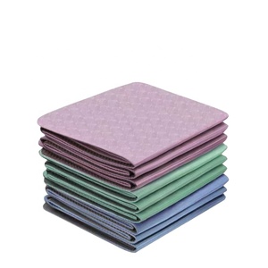 Katlanabilir Anti kayma özel Logo çevre dostu TPE malzeme <span class=keywords><strong>Yoga</strong></span> <span class=keywords><strong>Mat</strong></span> Playmat - Product Image 6
