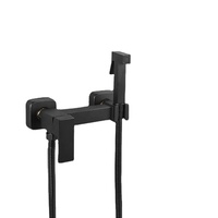 Haute qualité en alliage de Zinc or toilette carré Bidet pulvérisateur haute pression poche salles de bain Bidet pulvérisateur robinet ensemble