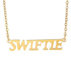 Collar de Acero Inoxidable Estilo Punk 1989 Rep Lover Taylor, Collar Fearless Evermore <span class=keywords><strong>Antihero</strong></span> Reputation Swiftie Taylor - Product Image 1