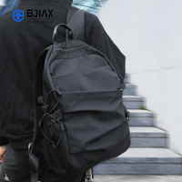 Sac à dos pour ordinateur portable de bureau imperméable en nylon avec fermeture éclair Sac d'école avec USB Capacité 20-39L Utilisation quotidienne