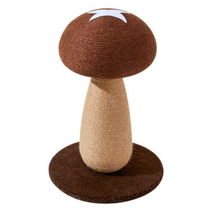 Rascador para Gatos Grande con Forma de Hongo, Estructura Vertical para Escalar, Tabla de Sisal, Juguete Resistente al Desgaste y sin Residuos - Product Image 3