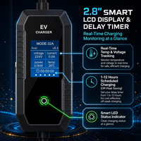 Tragbares Elektrofahrzeug-Ladegerät UK-Stecker 13A GBT-Anschluss 5M Kabel Timer Plug-and-Play Heimladestation für Dubai