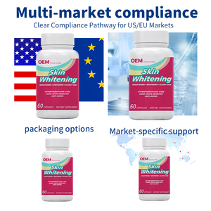 Cápsulas Blanqueadoras de Piel OEM, Cumplen con las Normas de EE. UU./UE – Certificación de Pruebas y Cumplimiento de Estándares cGMP/EFSAs para Operadores de Marcas Globales - Product Image 3