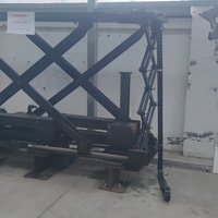 Plateforme élévatrice à chaîne électrique rigide homologuée CE de 4 m, table élévatrice à ciseaux mécanique robuste pour plateforme de levage de charges lourdes