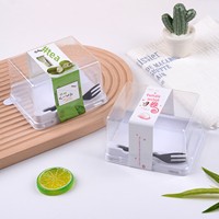 Boîte à rouleaux de serviettes, emballage style Hug, PET transparent, pour Mochi-Roll, Gâteau Tigre, Gâteau Roulé, Boîte à emporter, Pâtisserie occidentale de style japonais