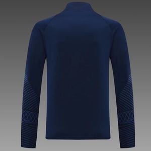 Setelan Olahraga Sepak Bola Baru yang Dapat Disesuaikan, Bernapas, untuk Latihan Sepak Bola, Grosir, Jaket Sepak Bola Poliester dengan Ritsleting yang Dapat Disesuaikan - Product Image 2