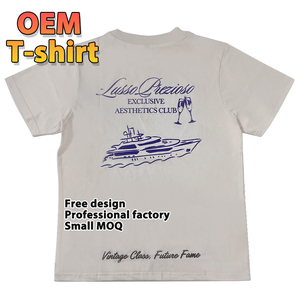 Camiseta profesional personalizada para hombre, camiseta de manga corta de algodón 100%, Camiseta de cuello redondo Vintage con estampado DTF de tu propio diseño gráfico - Product Image 1