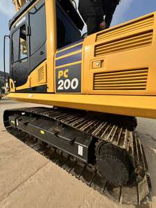 Excavatrice sur chenilles d'occasion KOMATSU PC200 du Japon, 20 tonnes, matériel de construction d'occasion, excavatrice de taille moyenne KOMATSU PC200 - Product Image 6