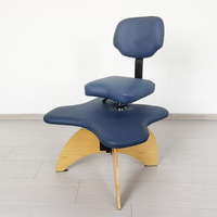 Tabouret de Yoga Moderne Ergonomique à Jambes Croisées avec Dossier Confortable Bureau Assis pendant de Longues Heures Sans Fatigue pour la Méditation