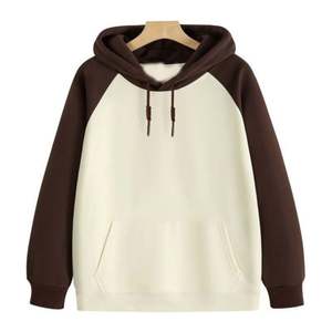 2025 sudaderas con capucha de combinación de colores de moda comprar a granel liso polar en blanco pesado 420 Gsm algodón poliéster sudaderas con capucha - Product Image 4