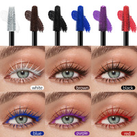 Mascara Imperméable, Allongeant, Courbant, Épaississant, Naturel, Longue Tenue, Anti-Bavures, Couleur Haute Pigmentation, Maquillage des Cils