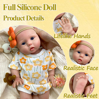 Poupées Reborn en Silicone Plein Corps de 18 Pouces pour Filles, Souples au Toucher, Idéales pour la Décoration Intérieure et les Souvenirs Commémoratifs (Vente en Gros)