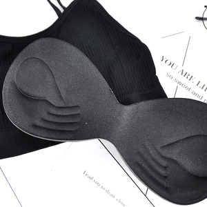 Sujetador de yoga deportivo sin costuras acolchado con correa de letras para mujer - Product Image 4