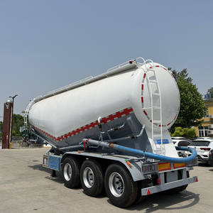 3 צירים עומס 40 טון הובלת מיכל מלט יבש ותפזורת חצי נגרר 30cbm מנשא חומרי אבקה באיכות גבוהה - Product Image 3