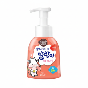 <b>Shower</b> Mate Pure Bubble <b>Hand</b> Wash Peach Scented 300 ml Bottle Model Daiso1011 - Product Image 2