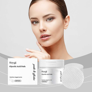 Étiquetage privé 60 tampons <span class=keywords><strong>acide</strong></span> <span class=keywords><strong>glycolique</strong></span> exfoliant peau Peeling Anti-acné nettoyant coton tampons <span class=keywords><strong>masque</strong></span> - Product Image 6
