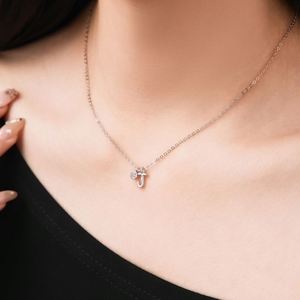 Dylam 5A Cubic Zirconia Alphabet <b>Pendant</b> Necklaces Charms Women -J- <b>Initial</b> Letter Link Chain Necklace 45cm New Design - Product Image 3