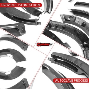 Extensions d'ailes en fibre de carbone sèche style OEM pour Ferrari Purosangue FUV, extensions de passages de roues pré-imprégnées véritables, largeur de carrosserie élargie, amélioration aérodynamique - Product Image 3