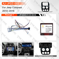 Kit de Reemplazo de Panel de Auto con Ajuste Perfecto, Marco para Pantalla de Radio de Auto Android de 12.3 Pulgadas, Pantalla GPS, Carplay Inalámbrico para JEEP Compass 10-16