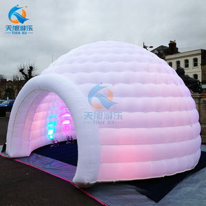 Offre Spéciale personnalisé 4 personnes gonflable Air tente discothèque LED <span class=keywords><strong>Camping</strong></span> Igloo pour publicité extérieure <span class=keywords><strong>location</strong></span> géant publicité - Product Image 1