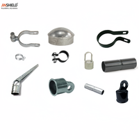 Accessoires pour clôtures à mailles, embouts de poteaux en acier galvanisé, bandes de tension, embouts de rail, fournisseur de quincaillerie pour portails