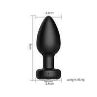 Mini vibromasseur anal sans fil avec télécommande, jouets sexuels pour adultes, produits sexuels pour femmes, plug anal, masturbateur