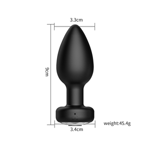 รีโมทคอนโทรลไร้สายขนาดเล็กสำหรับปลั๊กสั่นกระตุ้นทางทวารหนัก ของเล่นผู้ใหญ่สำหรับผู้หญิง ปลั๊กเสียบก้น เครื่องช่วยสำเร็จความใคร่ - Product Image 6