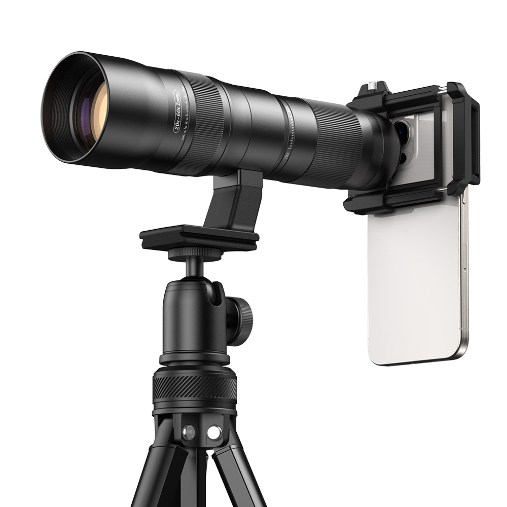 20x Optical Zoom Aluminum Telescope Camera Lens HD Telephoto