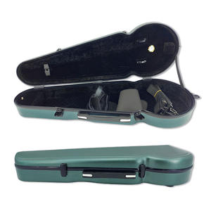 Venta caliente Premium Ultralight Carbon Fiber Frosted Green Shoulder <span class=keywords><strong>Viola</strong></span> Case - Product Image 2