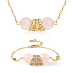 Pulsera de cristal de moda con abalorio Vintage para mujer, brazaletes con cuentas, piedra Natural, regalo del Día de San Valentín, joyería - Product Image 4