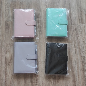 ขายดีสมุดโน๊ต A6 A5ทำจากหนัง PU, สมุดโน๊ตใบใหญ่พร้อมซองเงินสด - Product Image 6