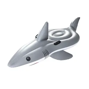 כריש מים כיף PVC מתנפח בעלי החיים לרכב על בריכה לצוף רוכב צעצוע לשחייה לשחק