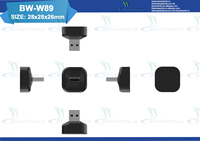 Fabricant OEM ODM, adaptateur sans fil Carplay, mini boîte intelligente Carplay, Wifi 2,4 GHz + 5,8 GHz, BT5.4, connexion rapide