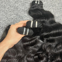15A Rohes kambodschanisches Haarbündel, Einzelspender, intakte Schuppenschicht, Body Wave, Rohes vietnamesisches Echthaar-Bündel Lieferant