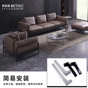 Betoci 90 Degree <b>Folding</b> Hinge Cold Rolled Steel Surface Mount Antirust Furniture Connector For Table Chair Legs - Product Image 5