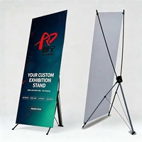 Bannière publicitaire X-stand pour événements sportifs et campagnes promotionnelles
