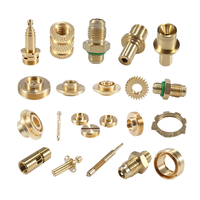 High Precision 5 Axis CNC Machined Brass Titanium Parts Aerospace Medical Service OEM Tight Tolerance