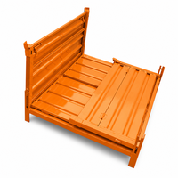 Cage de stockage pliable, conteneur en maille repliable pour le recyclage des métaux ferreux, stockage industriel, manutention des matériaux, usine OEM