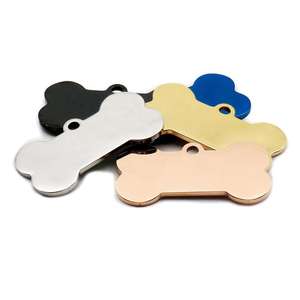 Placas de Identificación para Perro en Forma de Hueso de Acero Inoxidable con Logotipo Personalizado, Placa de Metal para Collar, Suministros para Perros - Product Image 6