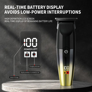 Chuyên Nghiệp Cắt Tóc Của Thép Không Gỉ Tóc Cho Điện Tông Đơ Lược Dầu Đầu Điêu Khắc Kéo USB Tóc Salon Không Thấm Nước - Product Image 3