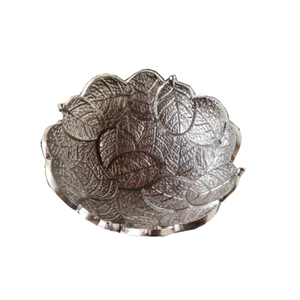 Bol à fleurs en métal plaqué Nickel de qualité supérieure, bol de service de Fruits décoratifs pour la cuisine de la maison pour la décoration du salon - Product Image 6