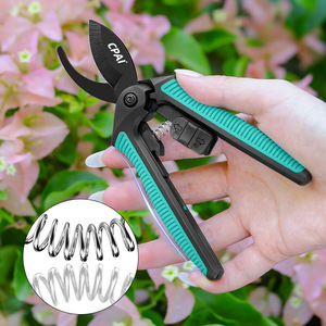 Cpai Pruning Shears 10-20 Mm Carbon Steel Bypass For Garden Flower Trimming - Product Image 4