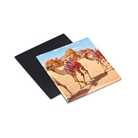 Aimant de réfrigérateur en époxy imprimé haute définition, souvenir touristique personnalisé pour boutique de cadeaux